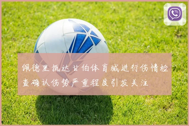 佩德里抵达甘伯体育城进行伤情检查确认伤势严重程度引发关注