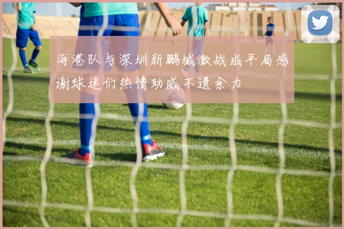 海港队与深圳新鹏城激战成平局感谢球迷们热情助威不遗余力